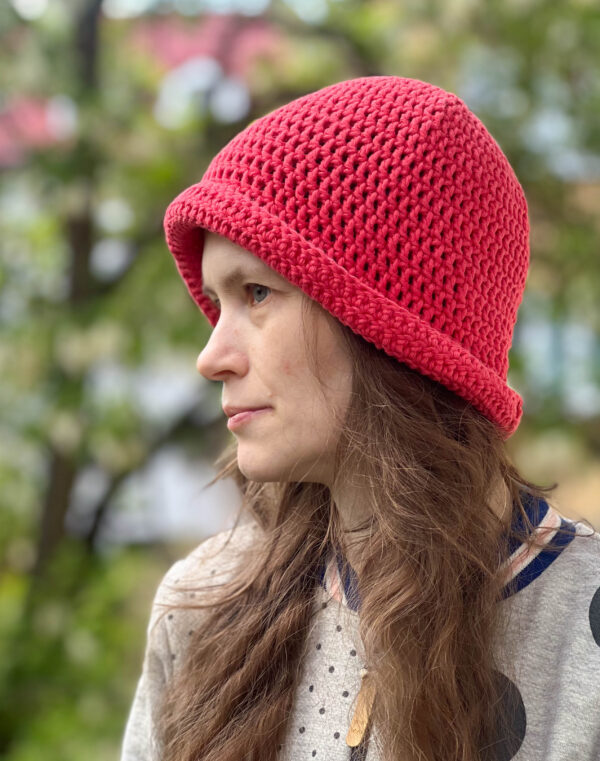 kapelusz handmade z bawełny damski kapelusz bucket hat