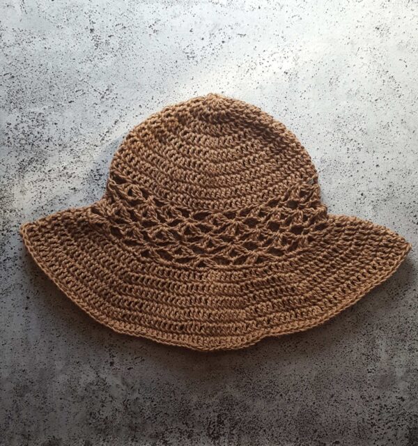 kapelusz bawełna z lnem