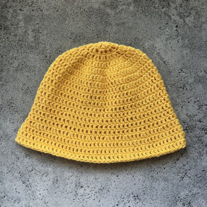 Żółty bawełniany kapelusz